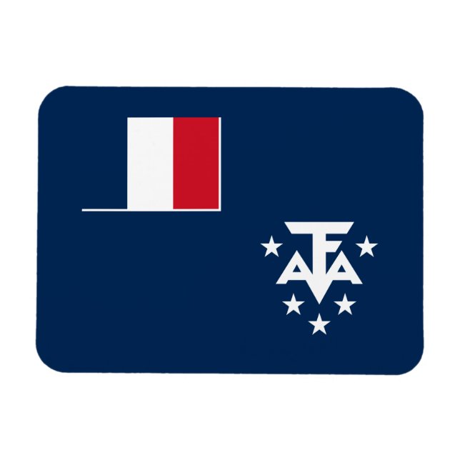 Íman Terras Austrais e Antárticas Francesas (Horizontal)