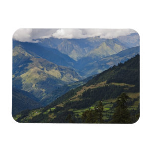 Íman Terras e aldeias no Himalaia