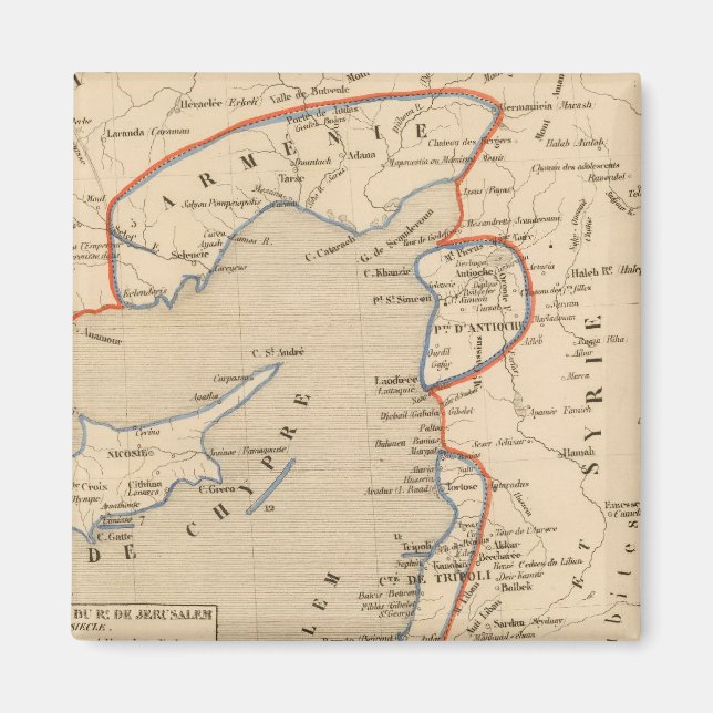 Íman Terre Sainte depuis la deuxieme croisade (Frente)