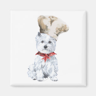 Íman Terrier Branco do Highland Ocidental Chef