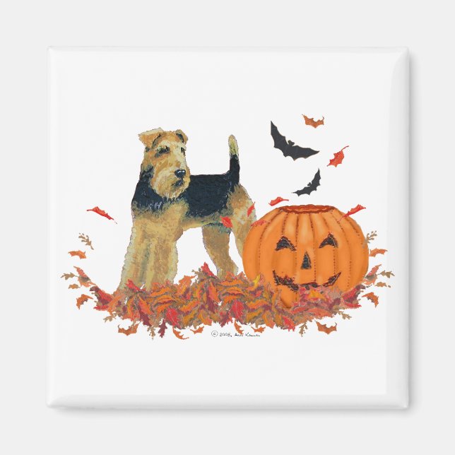 Íman Terrier de Halloween (Frente)