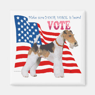 Íman Terrier Fox de Arame VOTE