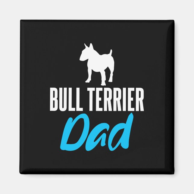 Íman Terrier Pai Divertido Dizendo Proprietários de Cãe (Frente)