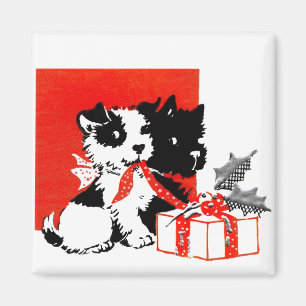 Íman Terrier retro e cães de Scotty