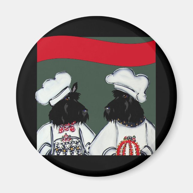 Íman Terriers escoceses (Frente)