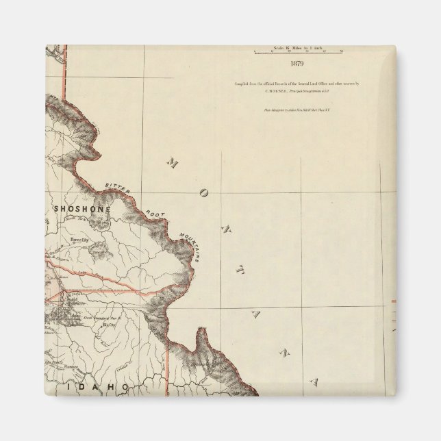 Íman Território De Idaho (Frente)