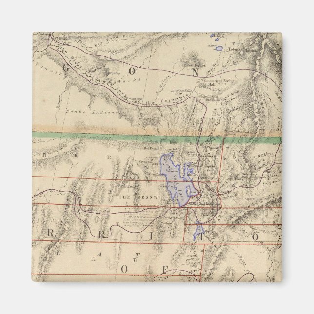 Íman Território de Utah (Frente)