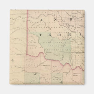 Íman Território indiano e Texas, região noroeste