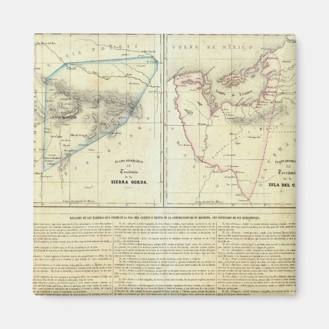 Íman Territórios de Sierragorda e Isla del Carmen (Frente)