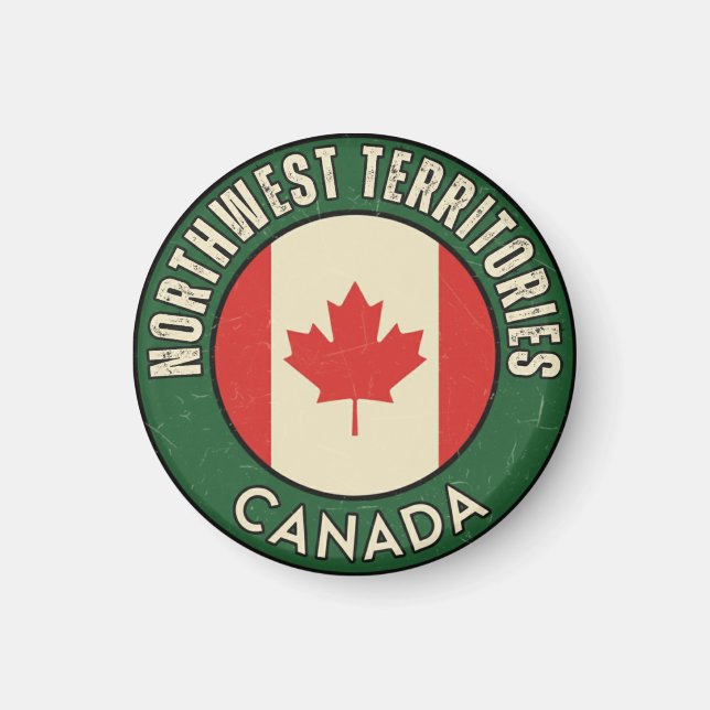 Íman Territórios do Noroeste Canadá (Frente)
