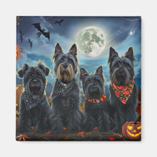 Íman Terrorista de Halloween do Terrier Escocês