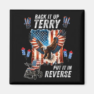 Íman Terry de Reserva Engraçado Coloque-o Em Reverso Fo
