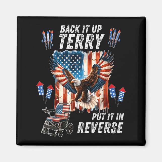 Íman Terry de Reserva Engraçado Coloque-o Em Reverso Fo (Frente)