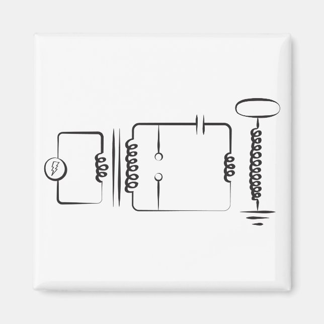 Íman Tesla Coil (Frente)