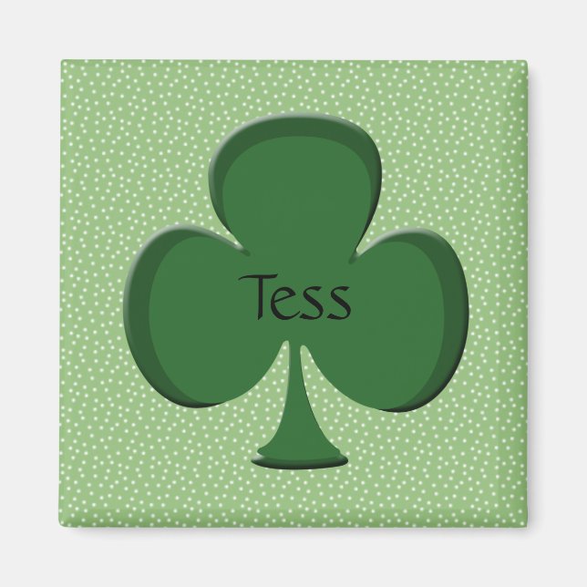 Íman Tess Shamrock Magnet (Frente)