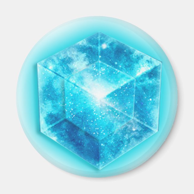 Íman Tesseract, 4D Hypercube Hyperwürfel, (Frente)