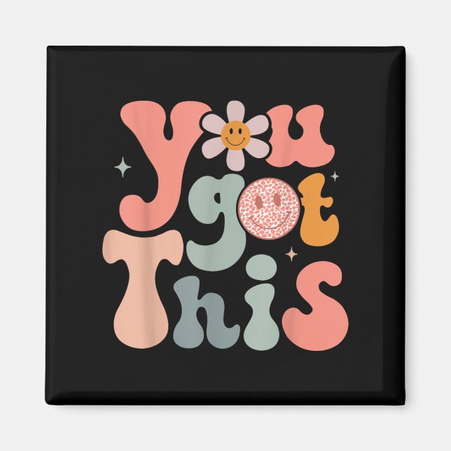 Íman Test Day Teacher Shirt Motivational Testing Day St (Frente)