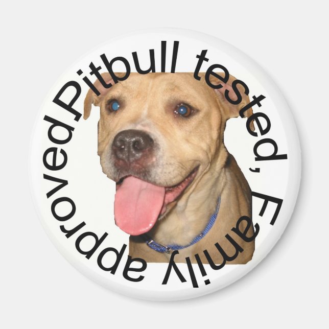 Íman testado em Pitbull (Frente)