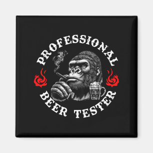 Íman Testador de Cerveja Profissional Macaco Engraçado