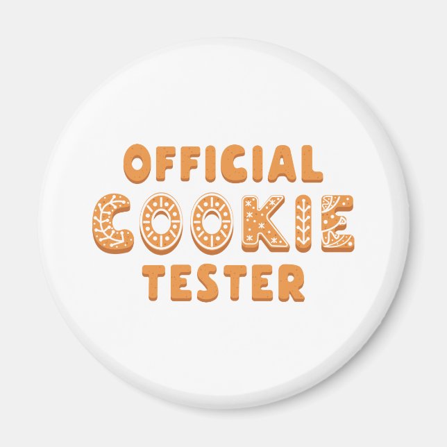 Íman Testador Oficial de Cookies (Frente)