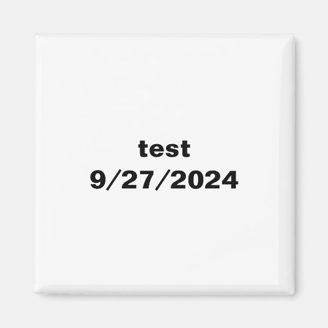 Íman teste (Frente)