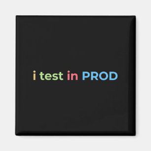Íman Teste em Prod Codificação Humor Engraçado Piada En