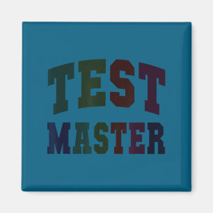 Íman Teste engraçado mestre testando dia professor modo
