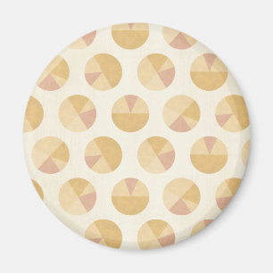 Íman Teste padrão alaranjado do círculo de etapa   de