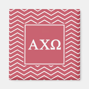 Íman Teste padrão alfa de Omega   Chevron do qui