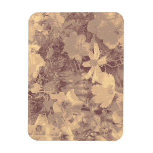 Íman Teste padrão da camuflagem da flor e da folha no
