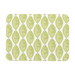 Íman Teste padrão de flores de Hygge