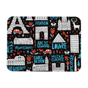 Íman Teste padrão dos símbolos de France  