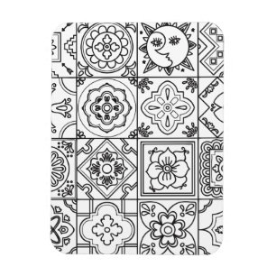 Íman Teste padrão inspirado de Talavera