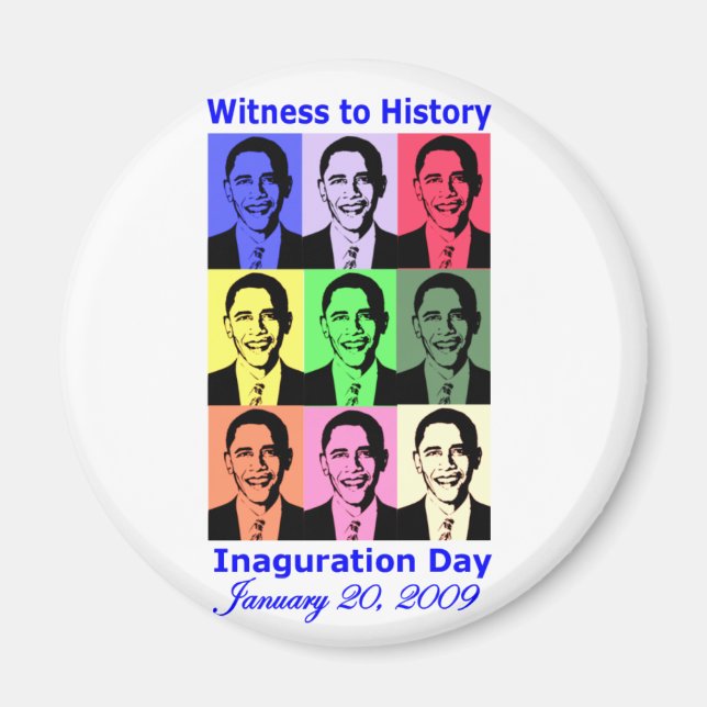 Íman Testemunha à História: Inauguração de Obama (Frente)