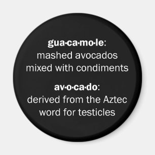Íman Testículos do Guacamole