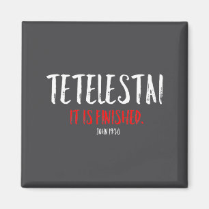 Íman Tetelestai Está Consumado Páscoa Cruz Jesus