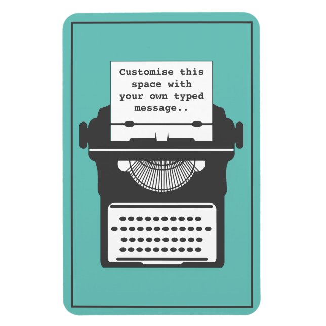 Íman Teto de Mensagem Personalizada da Máquina de Digit (Vertical)