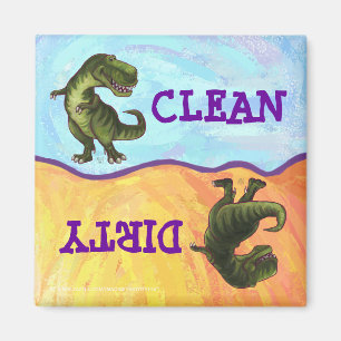 Íman Tex Dino Head and Tails Dirty Clean Dishwasher