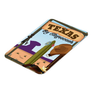 Íman Texas By Stagecoach