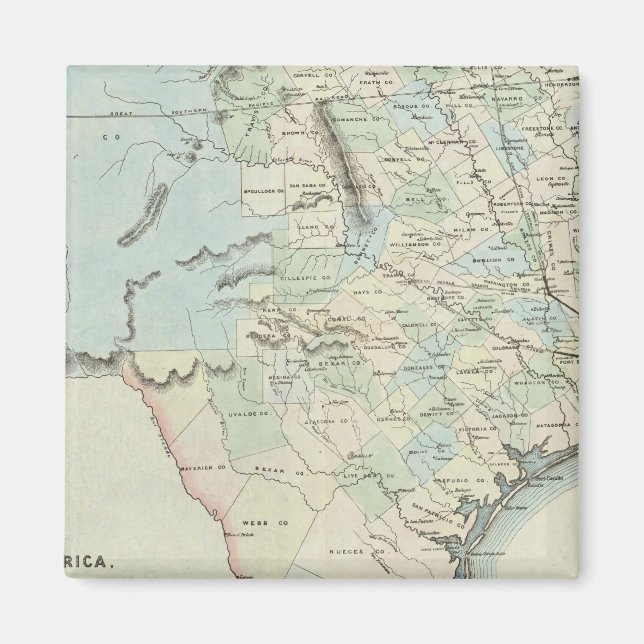 Íman Texas dos Estados Unidos da América (Frente)