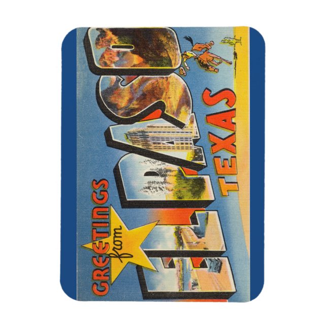 Íman Texas, El Paso Magnet (Vertical)
