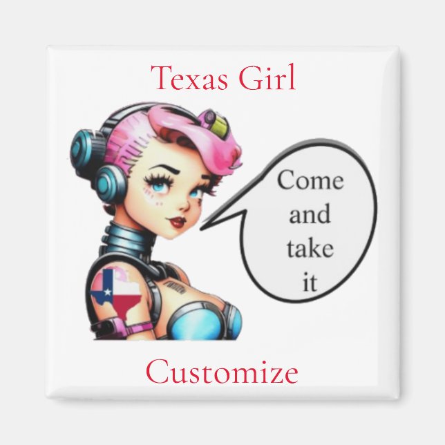 Íman Texas Girl Thunder_Cove (Frente)