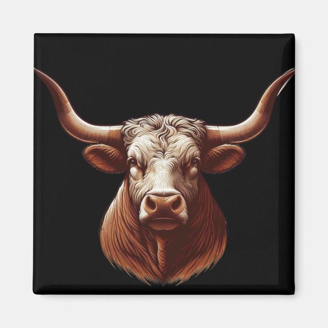 Íman Texas Longhorn (Frente)