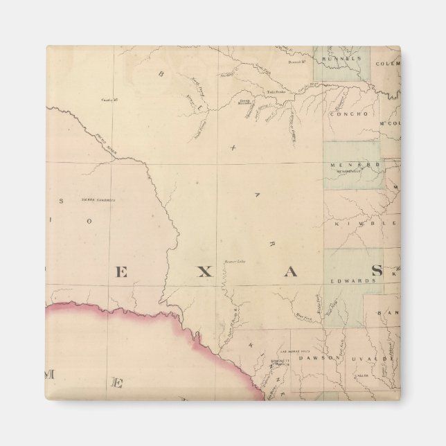 Íman Texas, Parte Ocidental (Frente)