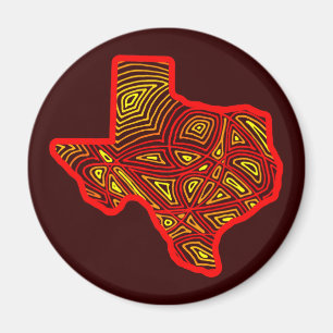 Íman Texas Scribbleprint