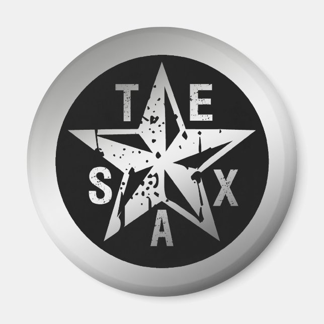 ÍMAN TEXAS SILVER STAR (Frente)