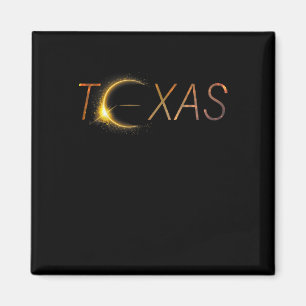 Íman Texas Solar Eclipse 2024 Total de Eclipse Solar Te