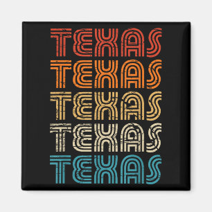 Íman Texas State Country Retro Vintage Para Homens Mulh