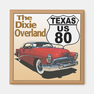 Íman Texas US Route 80 - Dixie Overland