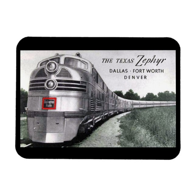 Íman Texas Zephyr Train Vintage (Horizontal)